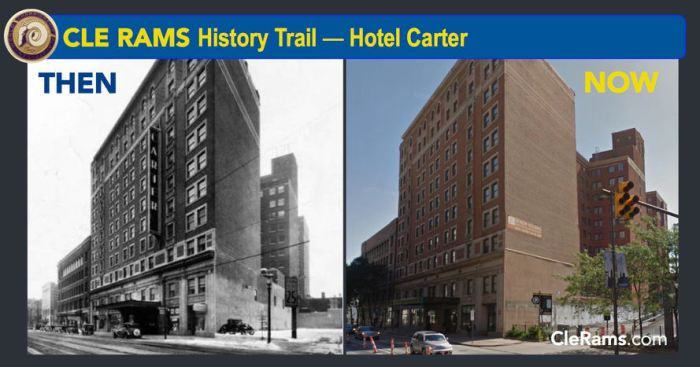 Cleveland Rams Hotel Carter